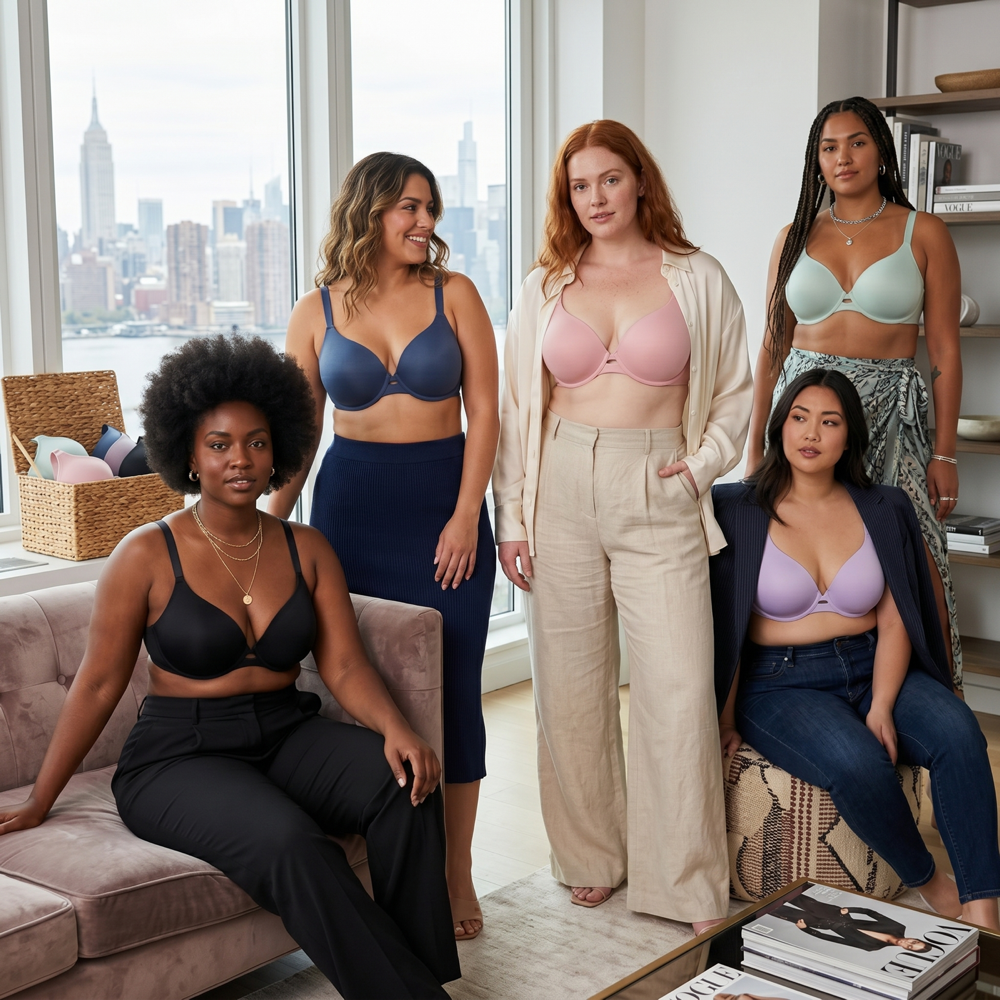 MONICA & ME five color fuller-bust bra set